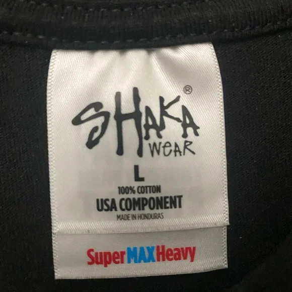 Low Life Black Graphic T-Shirt Shaka wear - Picture 2 of 3